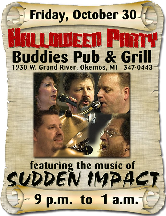 SI Halloween Party poster